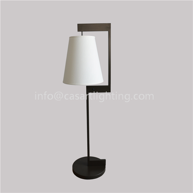 Metal floor lamp