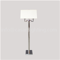 Stainless steel floor lamp