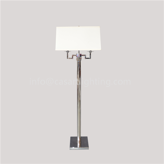 Stainless steel floor lamp