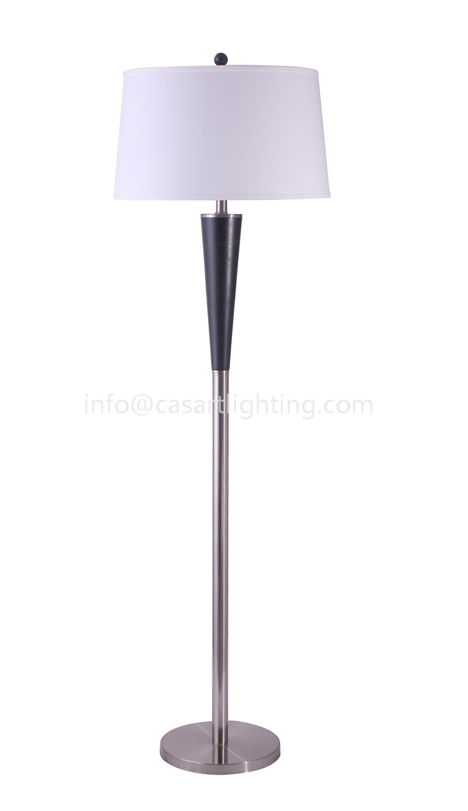 wood floor lamp