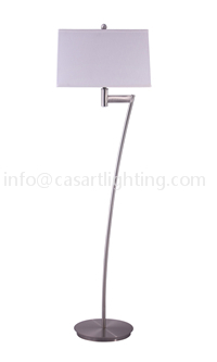 Metal floor lamp