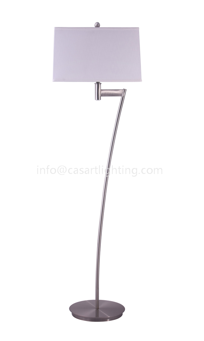 Metal floor lamp