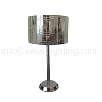 Chrome desk lamp