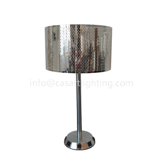 Chrome desk lamp