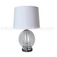 Choroe with clear acrylic table lamp