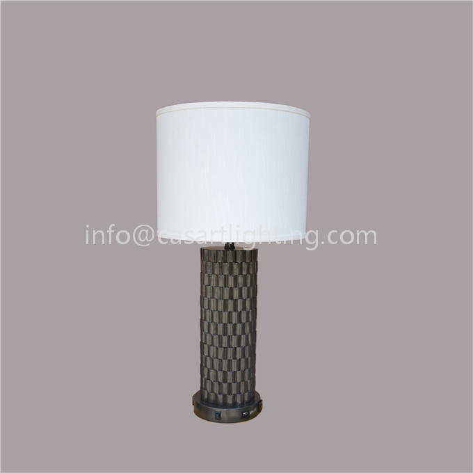 Metal with polyresin