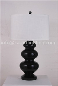 Polyresin table lamp